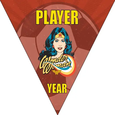 Wonder Women 3 Soccer Banner-soccer-banner-stand-picture