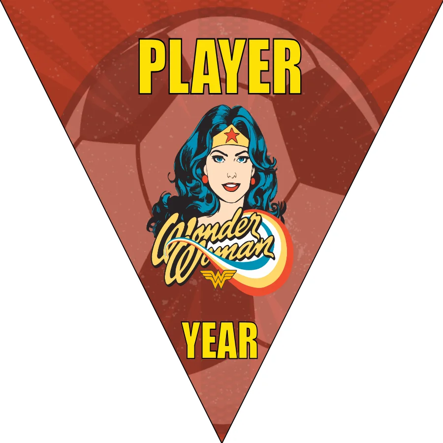 Wonder Women 3 Soccer Banner-soccer-banner-stand-picture