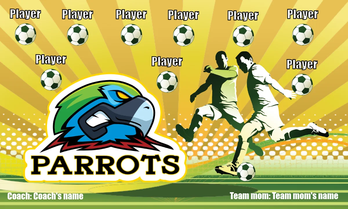 Parrots Soccer Banner-soccer-team-banners-ayso-picture
