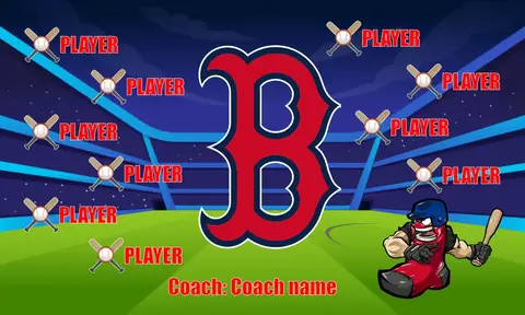 Red Sox 2 Baseball Banner-softball-banner-quotes-picture