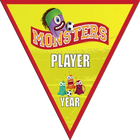 Monsters 1 Soccer Banner-soccer-banners-and-flags-picture