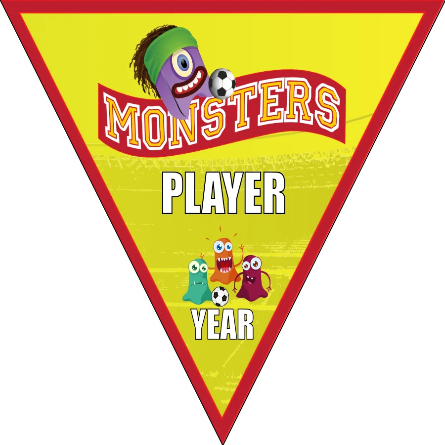 Monsters 1 Soccer Banner-soccer-banners-and-flags-picture