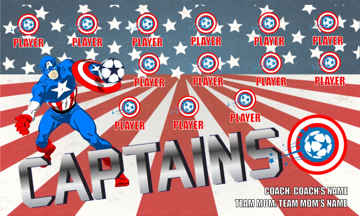 Captains Soccer Bannersoccer-banner-maker