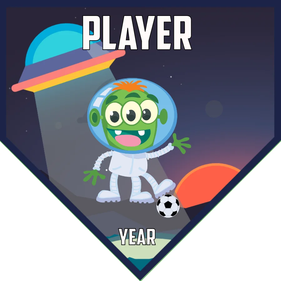 Aliens Soccer Banner