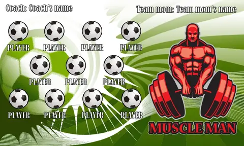 Muscle man Soccer Banner-soccer-banner-san-diego-picture