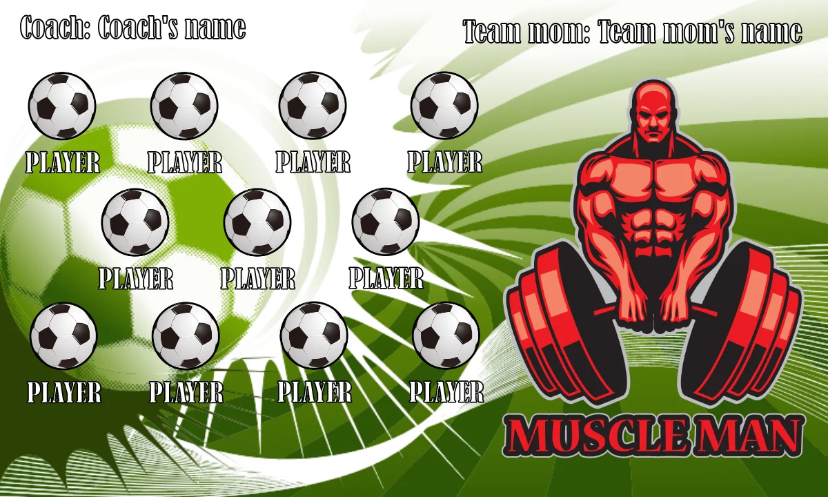 Muscle man Soccer Banner-soccer-banner-san-diego-picture