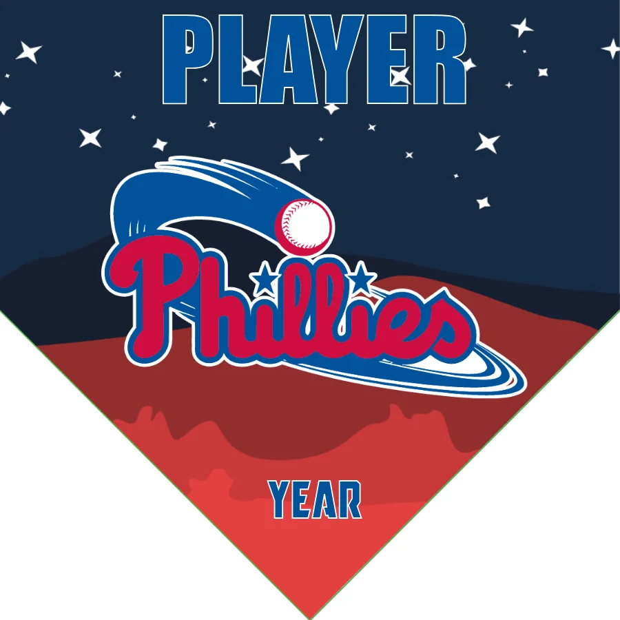 Philadelphia Phillies 2 Baseball Banner-baseball-sponsor-banners-images