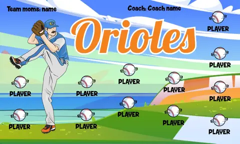 Orioles 5 Softball Banner-asa-softball-banners-picture