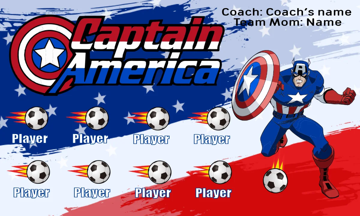 Captain America Soccer Banner-soccer-ball-banner-picture