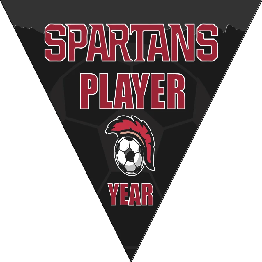 Spartans 1 Soccer Banner-soccer-team-banner-picture