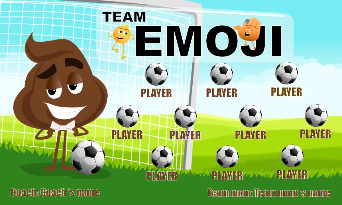 Team Emoji 2 Soccer Banner-homemade-soccer-banner-ideas-picture