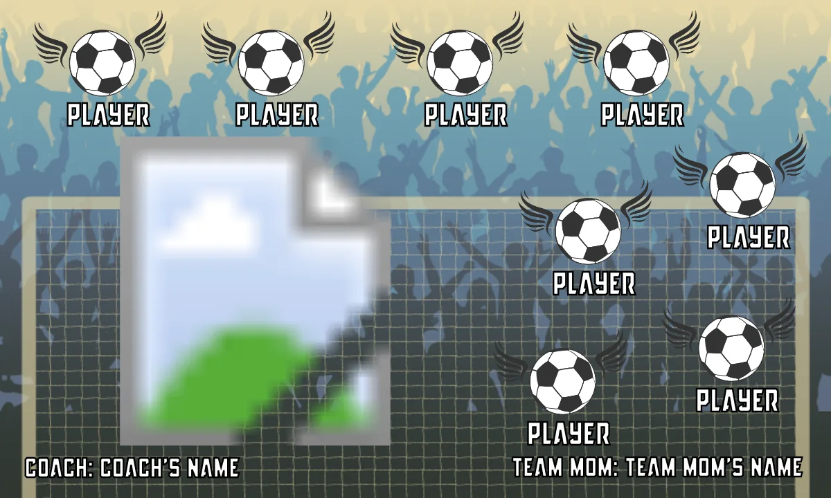 Almost Angels Soccer Banner-soccer-team-banners-picture