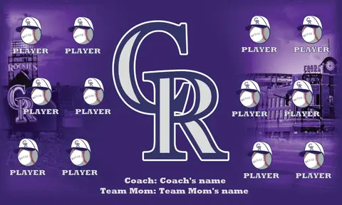Colorado Rockies Baseball Banner