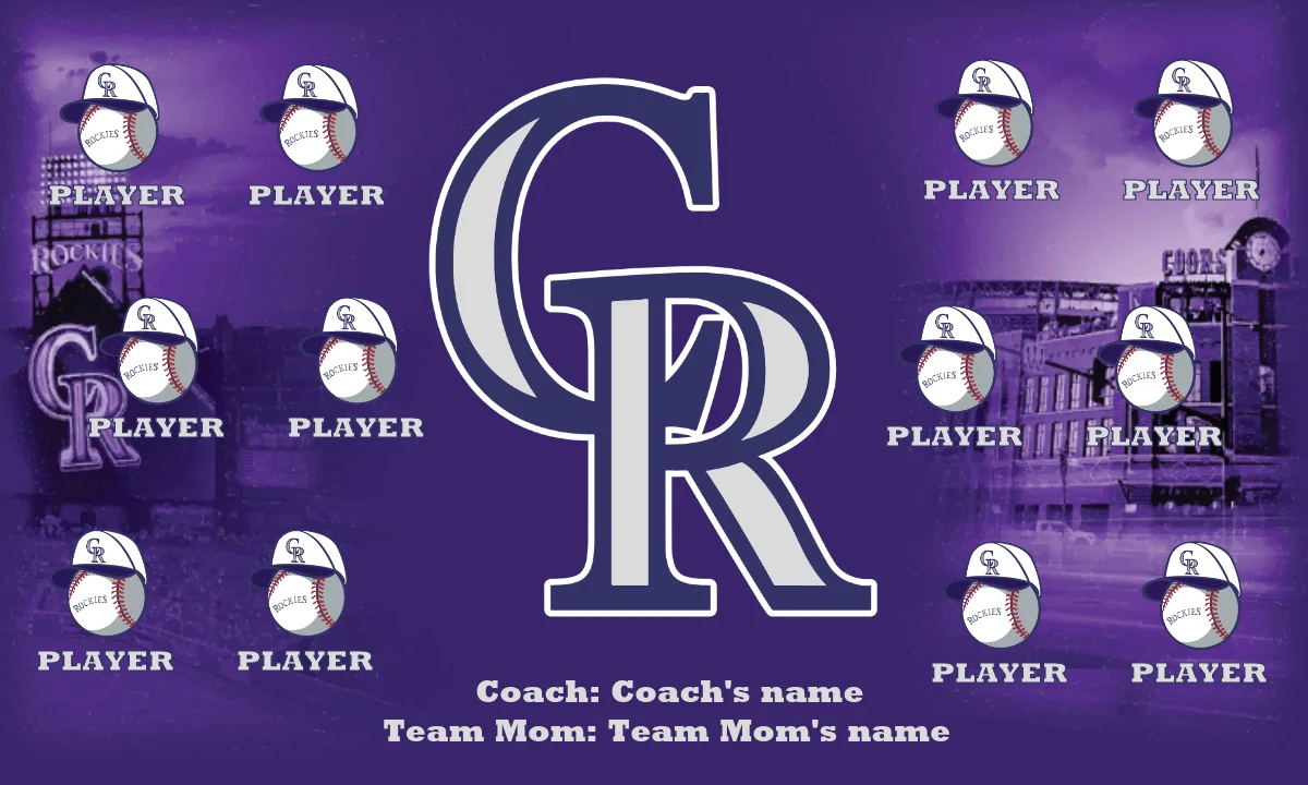 Colorado Rockies Baseball Banner