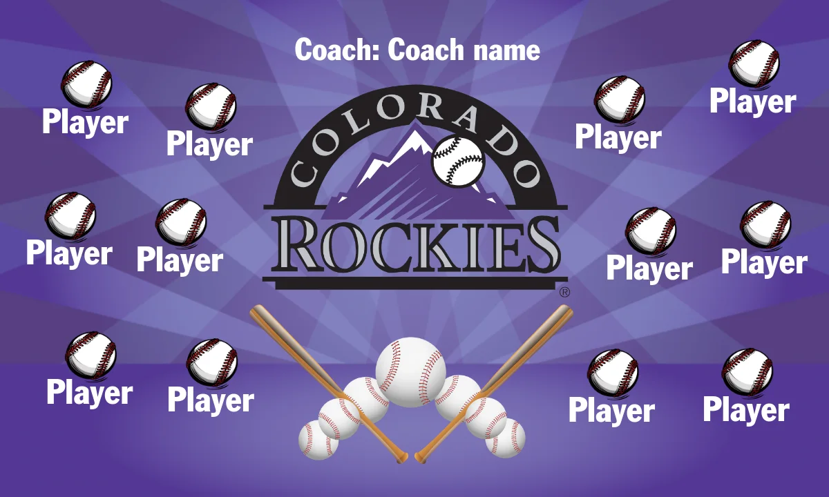 Rockies 4 Baseball Banner-baseball-birthday-banner-ideas-images