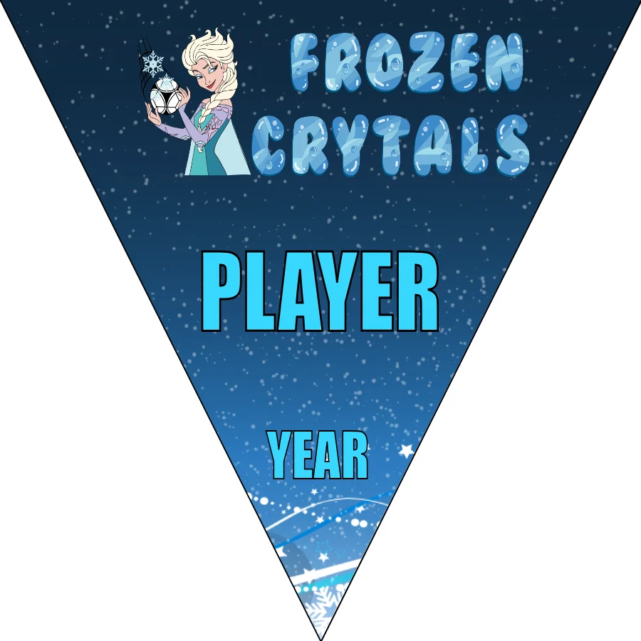 Frozen Crystals Soccer Banner-soccer-banners-picture