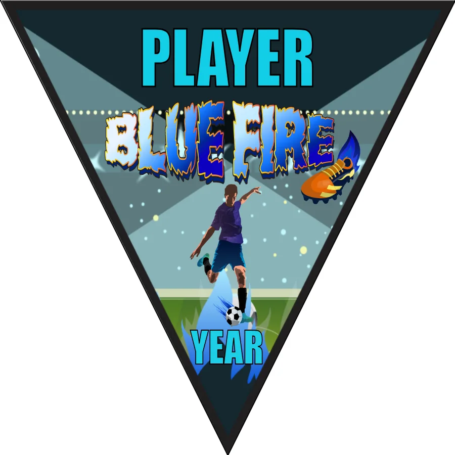 Fire Blue Soccer Banner-soccer-banner-images-picture