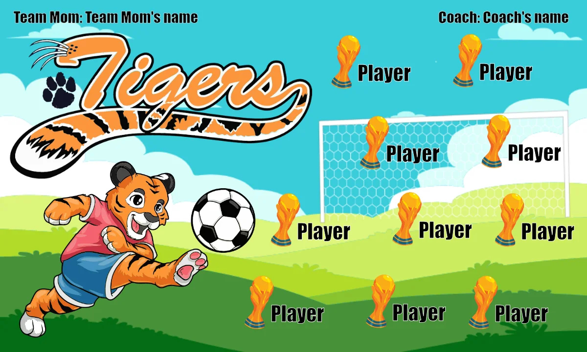 Tigers 2 Soccer Banner-soccer-banners-sacramento-picture