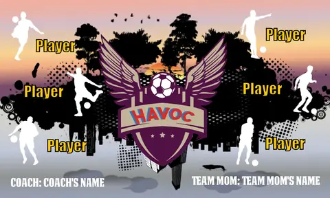 Havoc Soccer Banner--baseball-team-banner-ideas-images