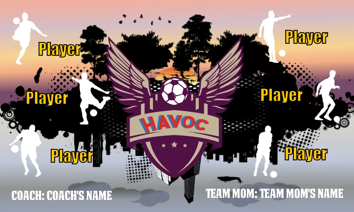 Havoc Soccer Banner--baseball-team-banner-ideas-images