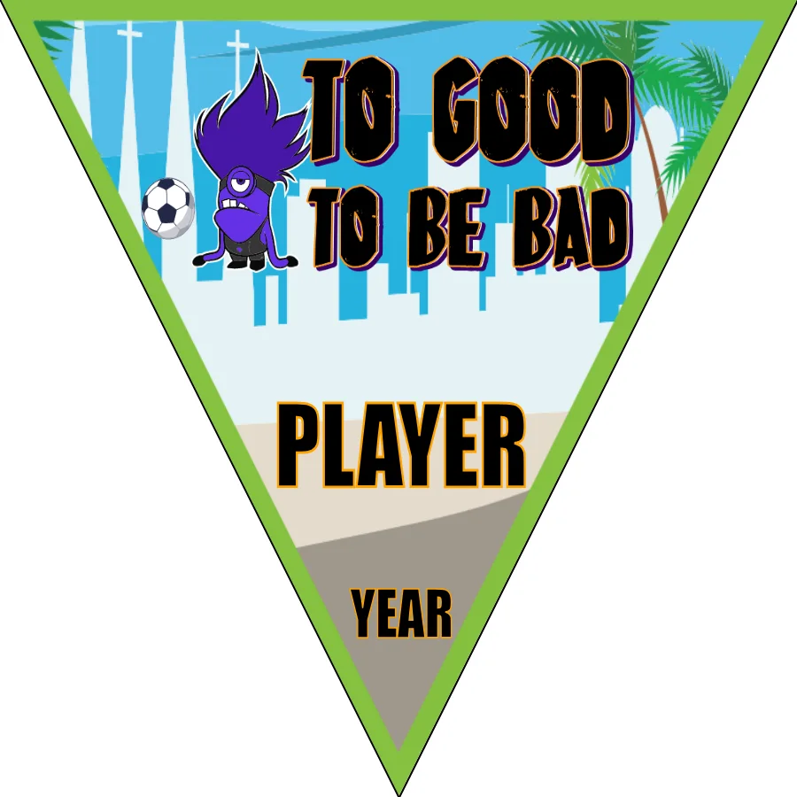Too Good to be Bad 3 Soccer Banner-soccer-field-banners-picture