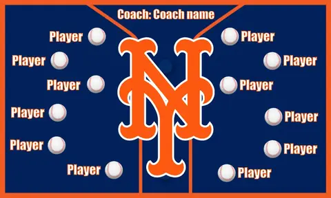 New York Mets Baseball Banner