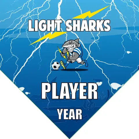 Light Sharks Soccer Banner-soccer-banners-sacramento-picture