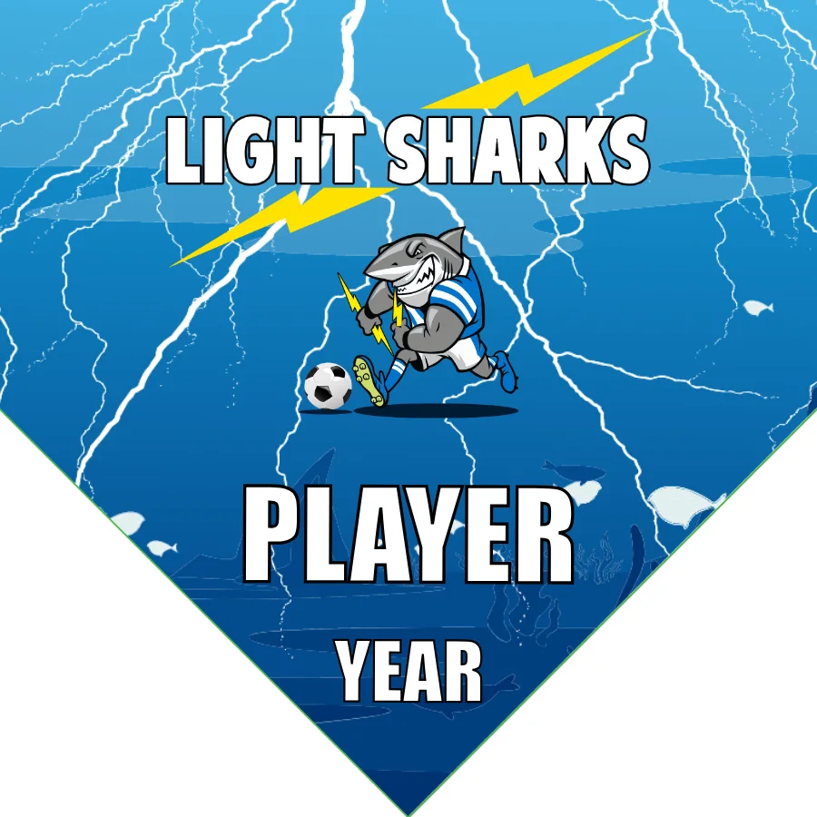 Light Sharks Soccer Banner-soccer-banners-sacramento-picture