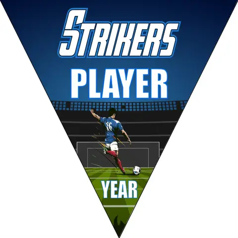 Strikers Soccer Banner-soccer-banner-printing-picture