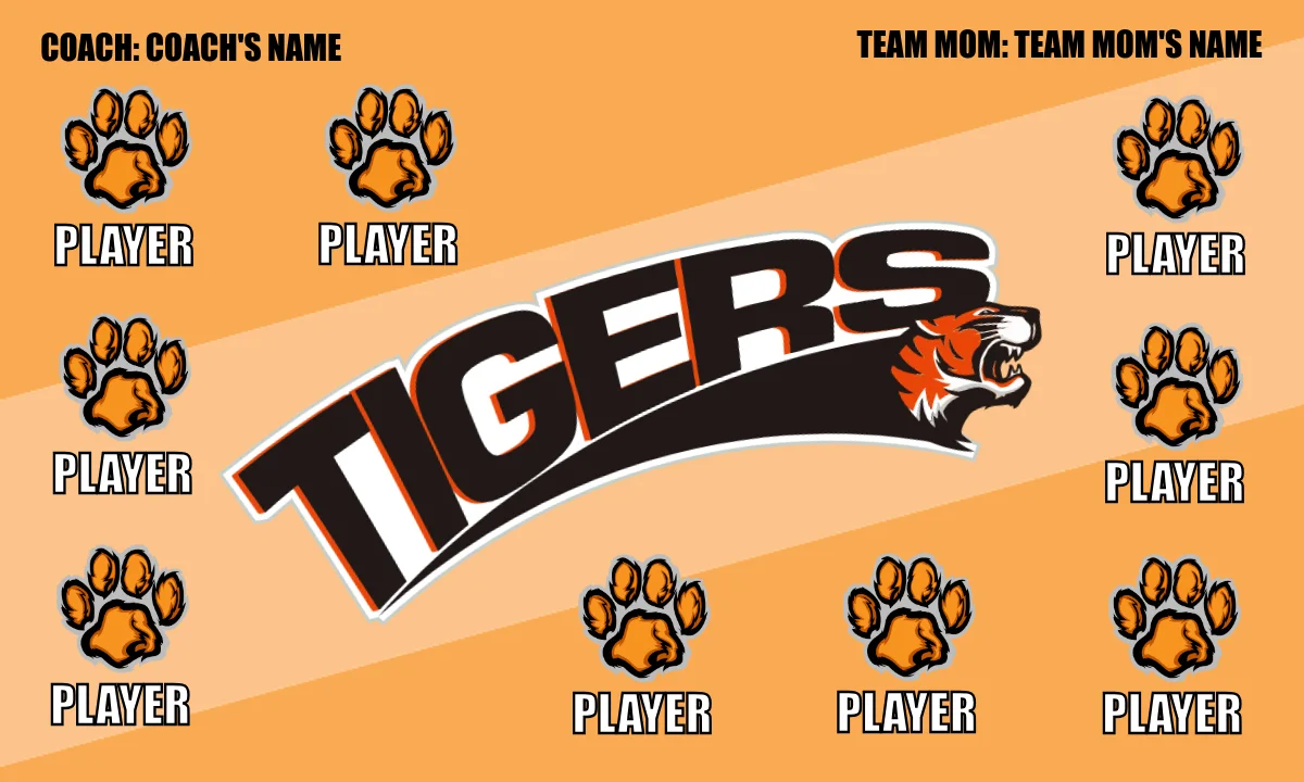 Tigers 2 Softball Banner