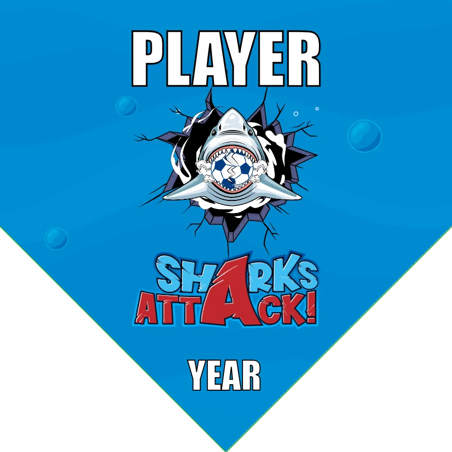 Sharks Attack Soccer Banner-youth-soccer-banners-picture