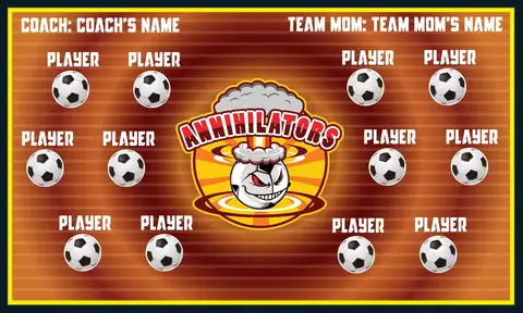 Annihilators 2 Soccer Banner-soccer-banners-los-angeles-picture