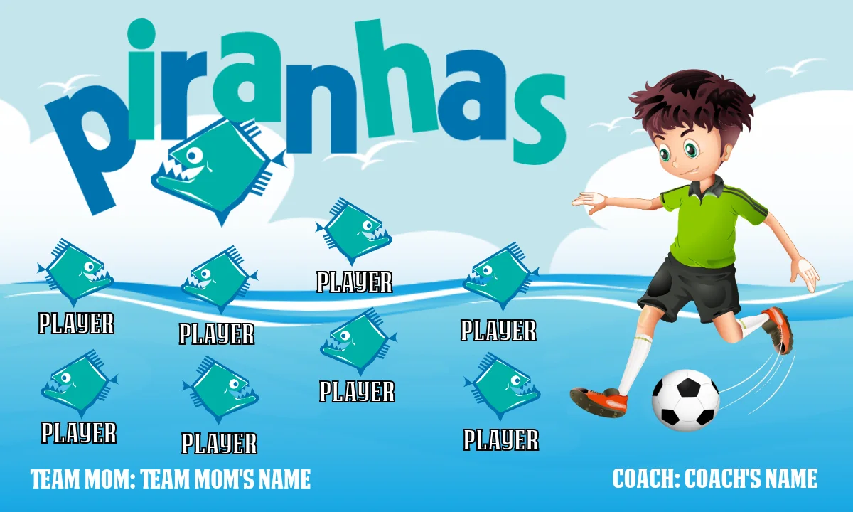 Piranhas Soccer Banner-banners-for-soccer-team