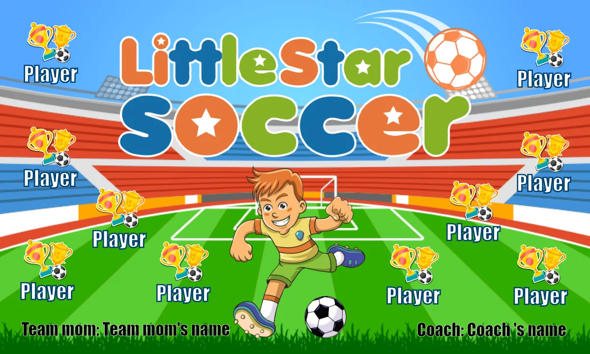 Little Star Soccer Banner-soccer-flash-banner-picture