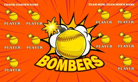 Bombers Softball Banner