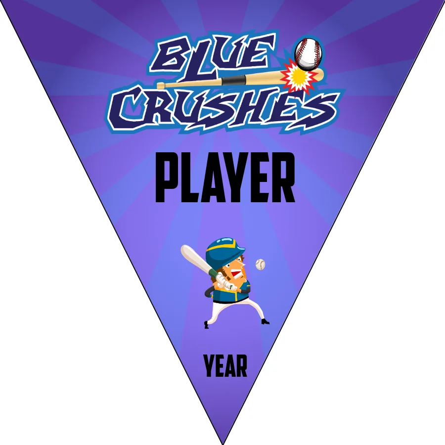 Blue Crushes 2 Softball Banner-baseball-banners-and-pennants-images
