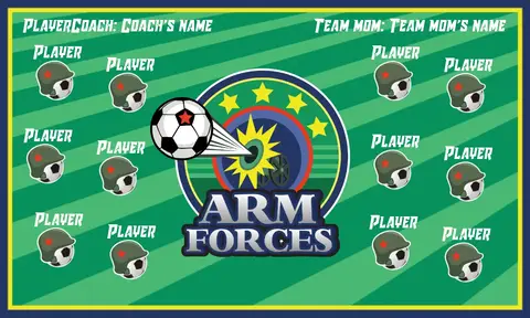Arm forces 2 Soccer Banner-making-a-soccer-banner-picture