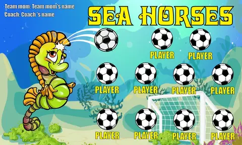 Sea Horses Soccer Banner-soccer-banners-ideas-picture