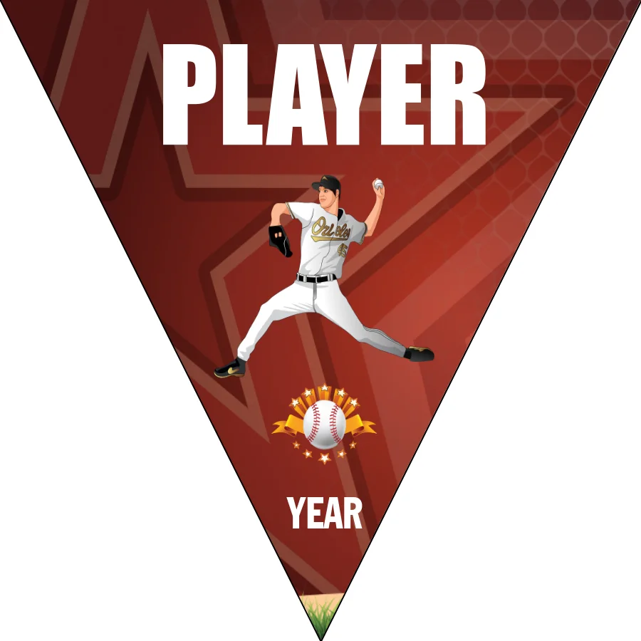Astros 4 Baseball Banner-baseball-party-banner-images