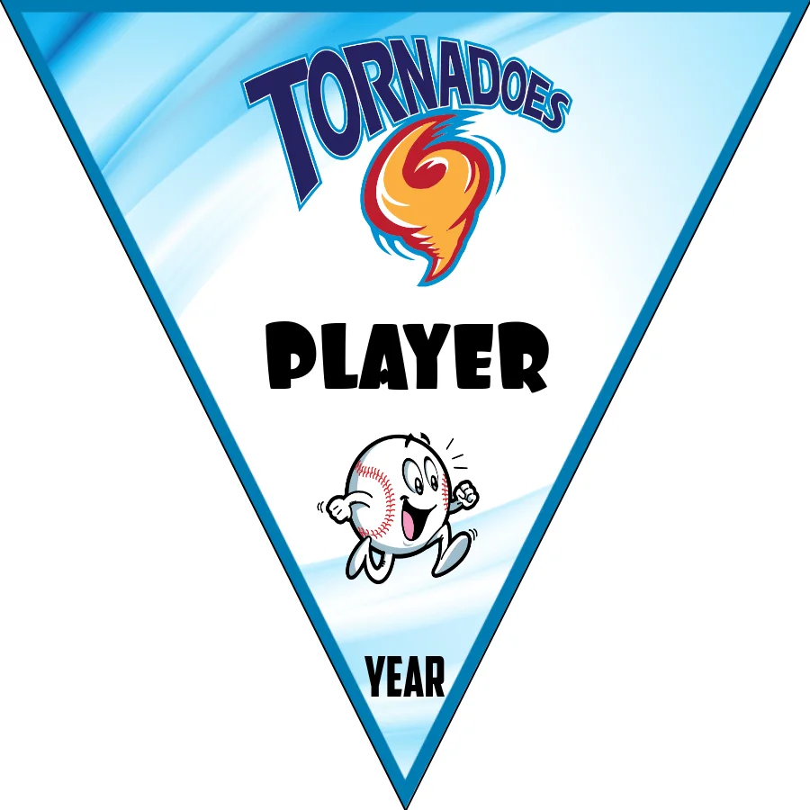 Tornadoes 2 Softball Banner-softball-dugout-banner-picture