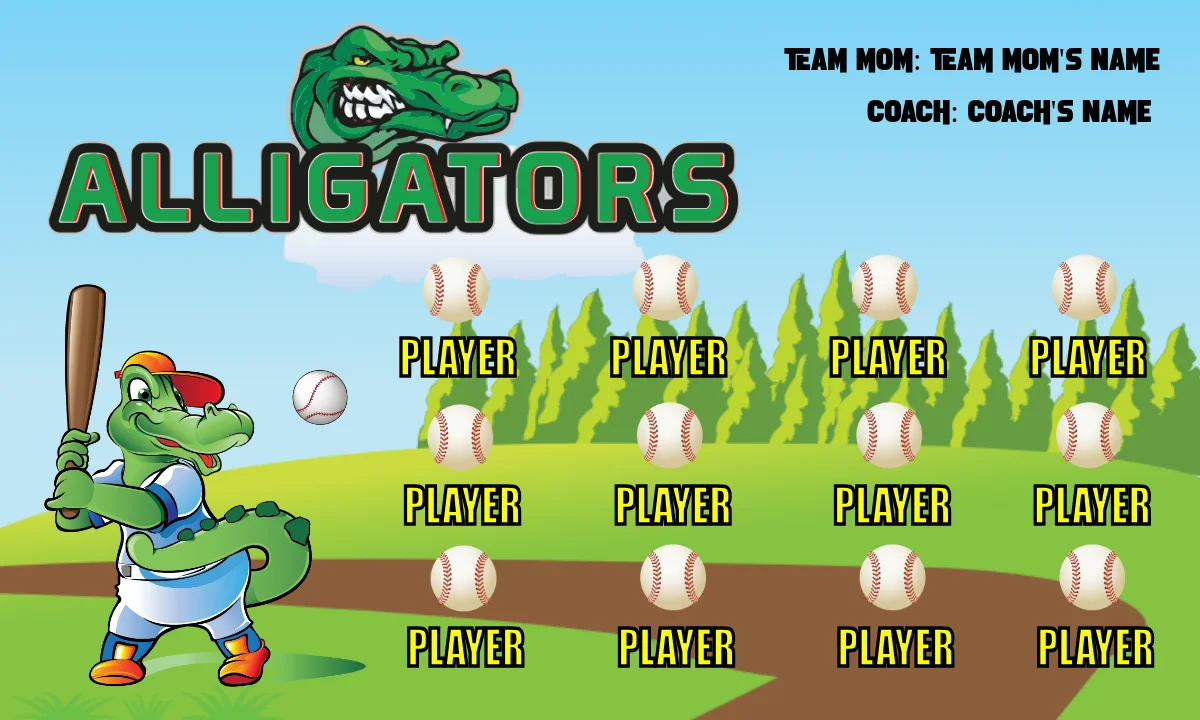 Alligators Softball Banner