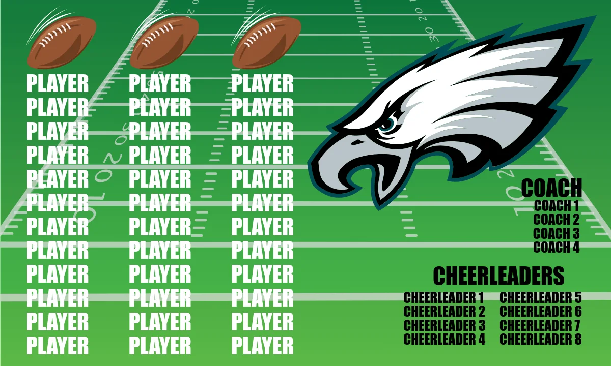 Philadelphia Eagles Football Banner alabama football banners images