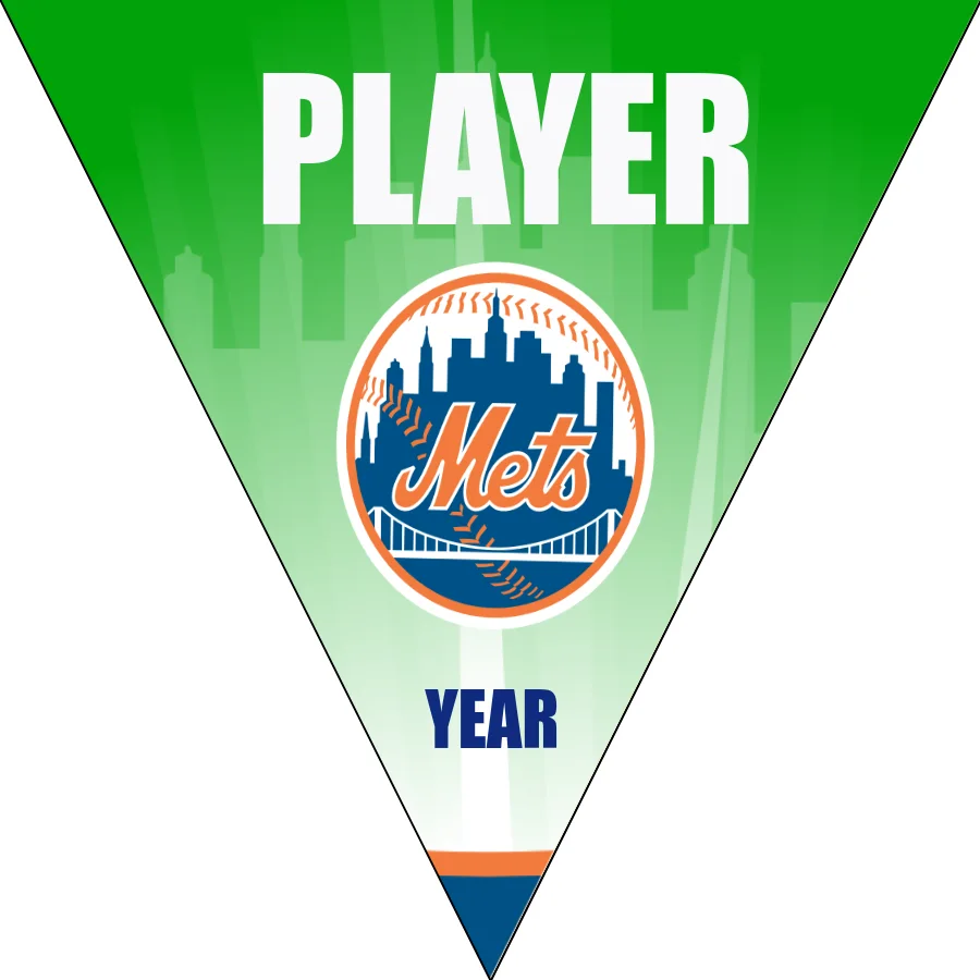 Mets 3 Baseball Banner-baseball-card-banner-images