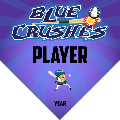 Blue Crushes 2 Softball Banner-baseball-banners-and-pennants-images