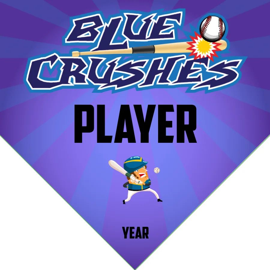 Blue Crushes 2 Softball Banner-baseball-banners-and-pennants-images