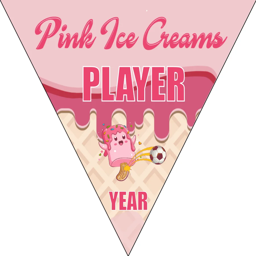 Pink Ice Creams Soccer Banner-homemade-soccer-banner-ideas-picture