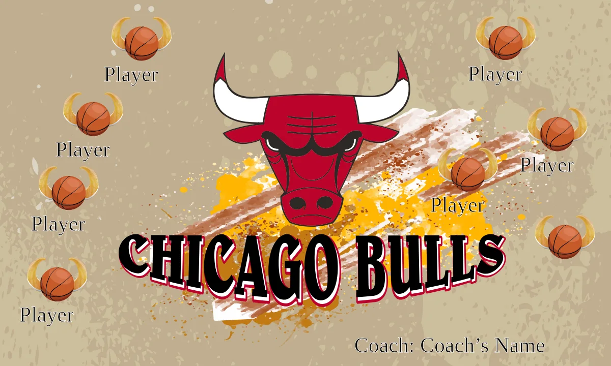 Chicago Bulls 3 Basketball Banner basketball banner minecraft images