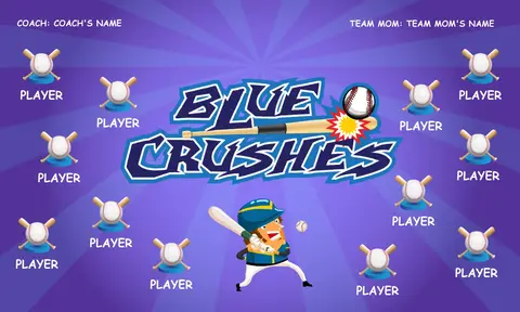Blue Crushes 2 Softball Banner-softball-banner-backgrounds-picture