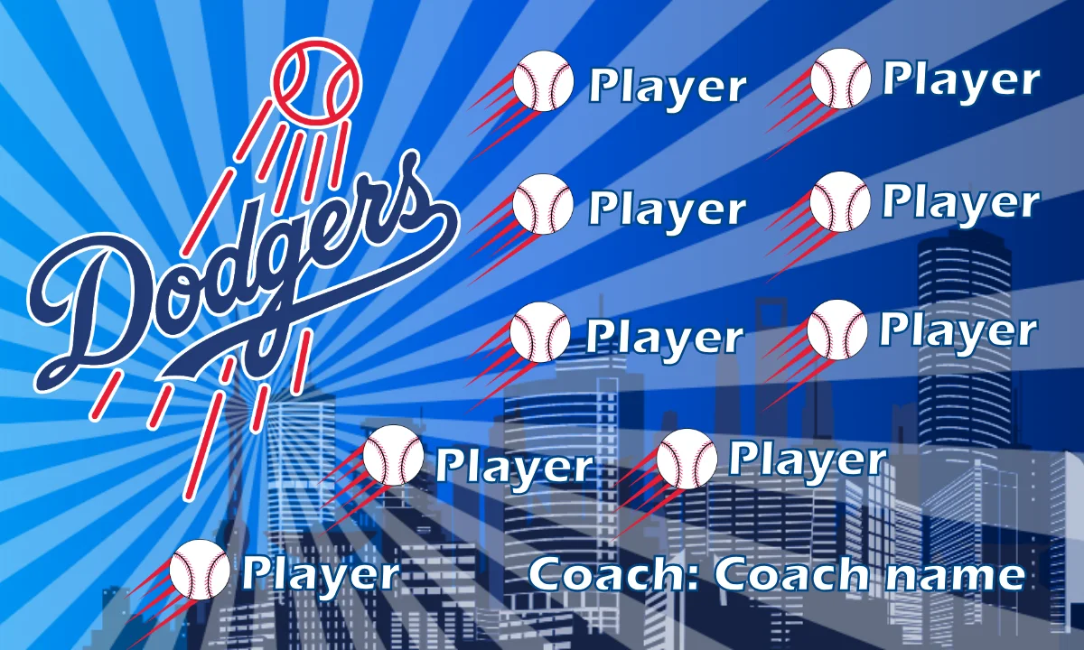 Dodgers Baseball Banner-making-a-softball-banner-picture
