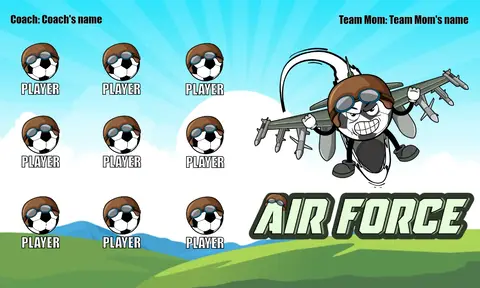 Air Force Soccer Banner-soccer-banner-picture